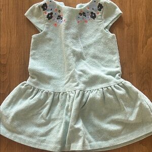 Janie and Jack Mint Green Floral Dress